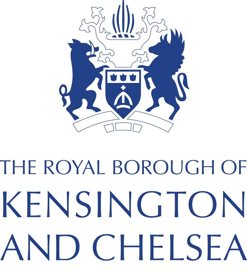 The official emblem of the Royal Borough of Kensington and Chelsea