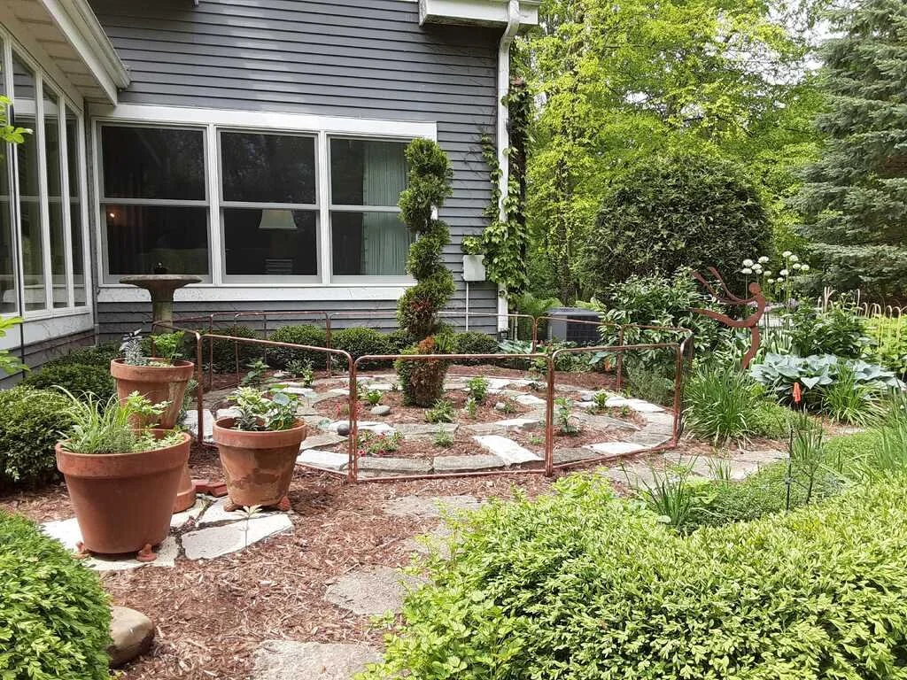 Copper Rabbit Fence for Home Garden