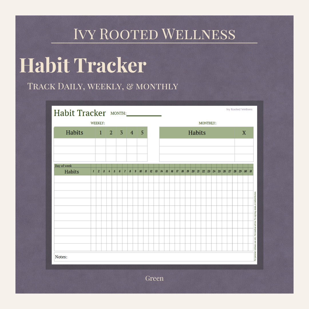 Habit Tracker — Green