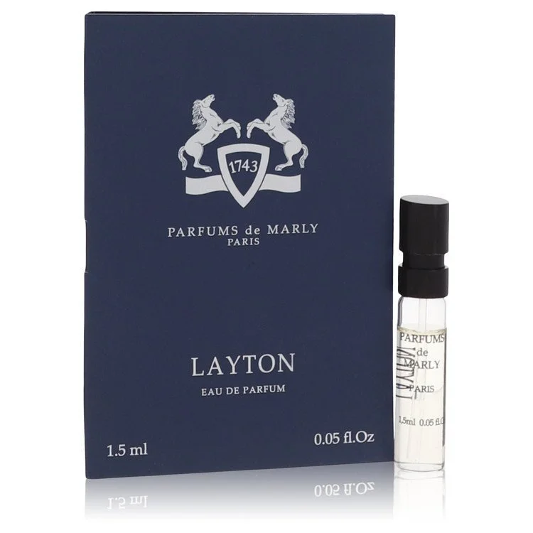 Layton Exclusif by Parfums De Marly Sample .05oz Vial