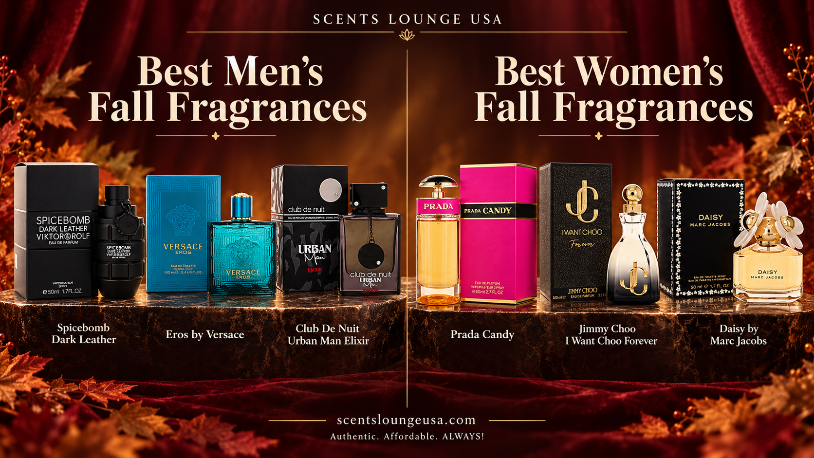 Best Men and Women's Fall Fragrances 2026: Designer Scents Under $100