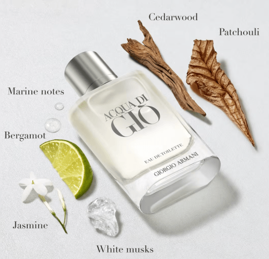 Fresh citrus aquatic fragrance for men by Giorgio Armani.