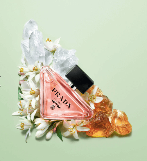 Prada Paradoxe women's mini perfume featuring neroli amber and soft musk notes.