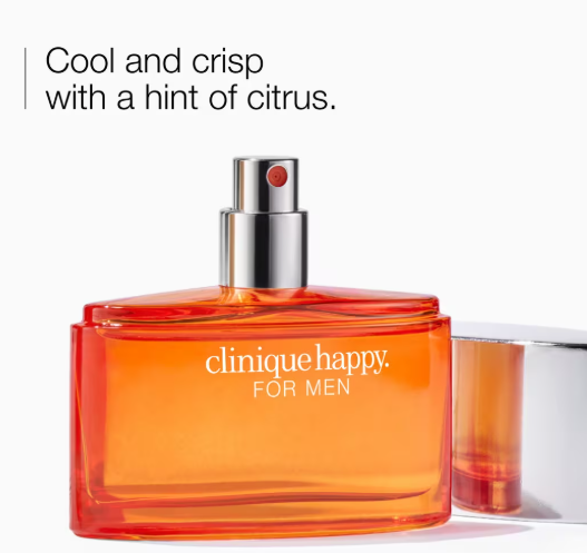 Happy by Clinique Cologne 3.4oz bottle – fresh citrus men’s fragrance.