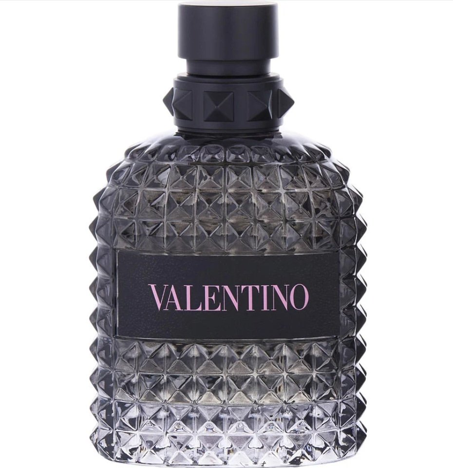 Valentino Uomo Born In Roma EDT 3.4 oz 100ml men's designer fragrance bottle.