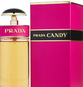 Larger size bottle of Prada Candy 2.7oz Eau De Parfum (see ADD-ONS to purchase).