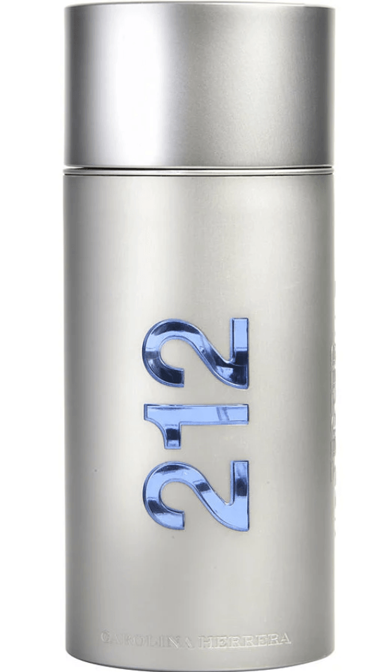 212 by Carolina Herrera EDT 3.4oz bottle – fresh clean men’s fragrance.
