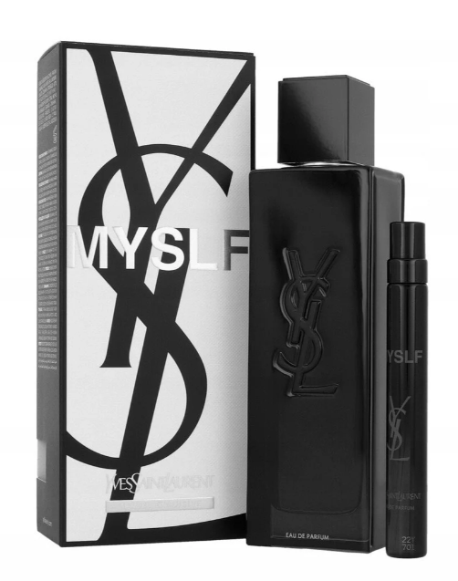 YSL MYSLF 2 PCS SET FOR MEN: 3.3 EAU DE PARFUM SPRAY + 0.33 EAU DE PARFUM SPRAY..