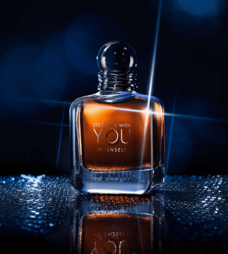 Armani Stronger With You Intensely 100ml EDP and 15ml travel spray luxury fragrance gift set for him.