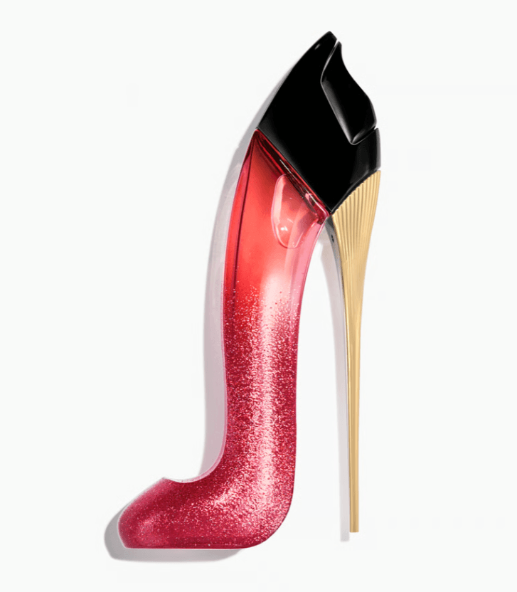 Carolina Herrera Very Good Girl 1.7 oz Eau de Parfum in red high heel perfume bottle.