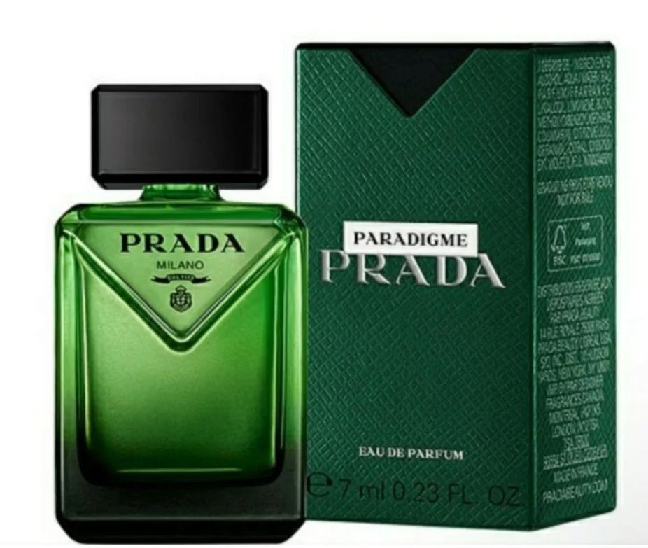 Prada Paradigme Eau de Parfum 7ml mini luxury men's fragrance for travel and fragrance discovery.