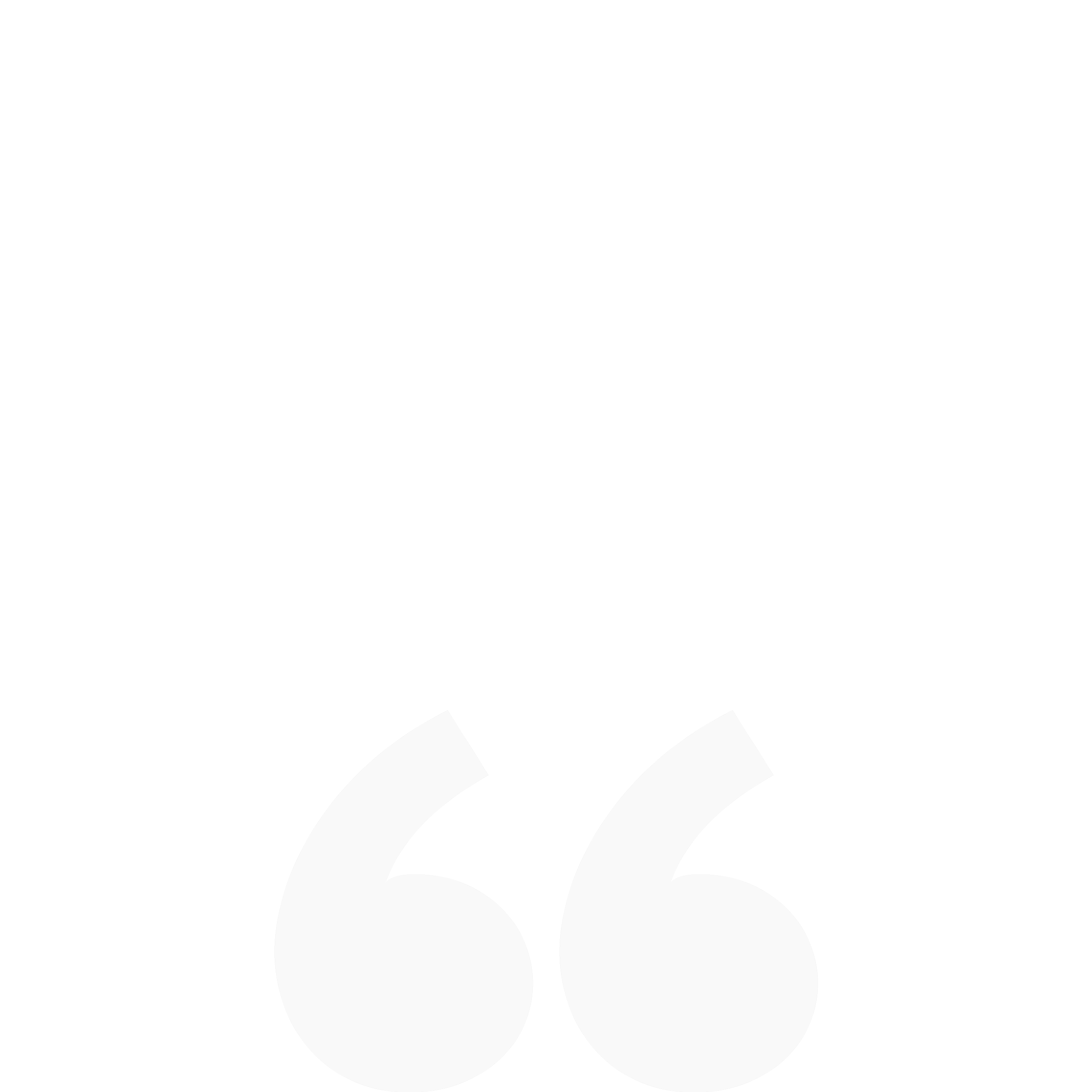 Orange quotation marks on a white background.