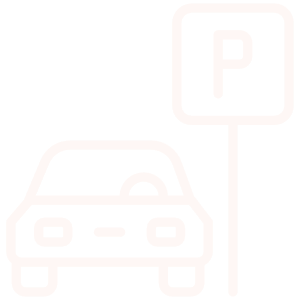 Auto parcheggiata vicino a un segnale di parcheggio