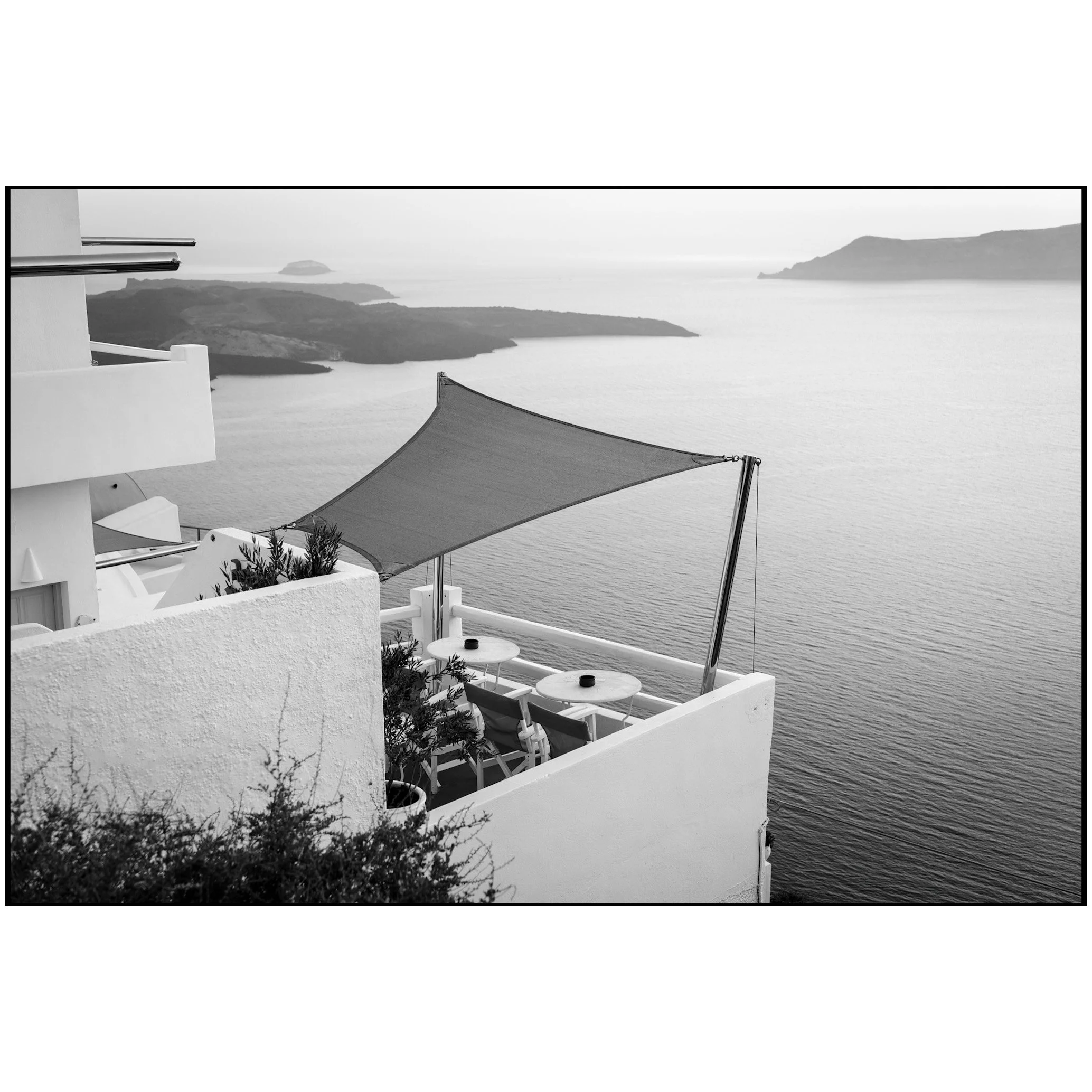 Santorin / Une vue