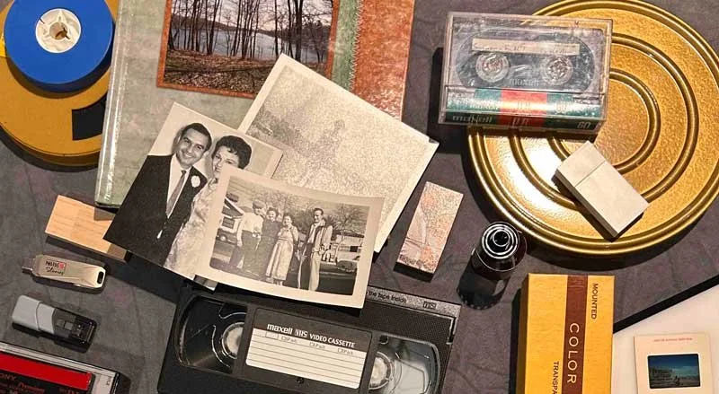 Multiple types of media to convert and digitize.