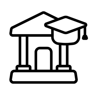 A black puzzle piece with a white question mark in the center.