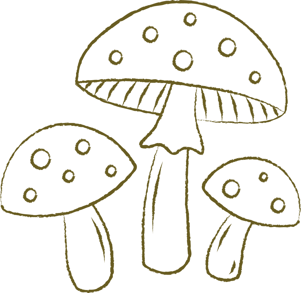 mushrooms graphic