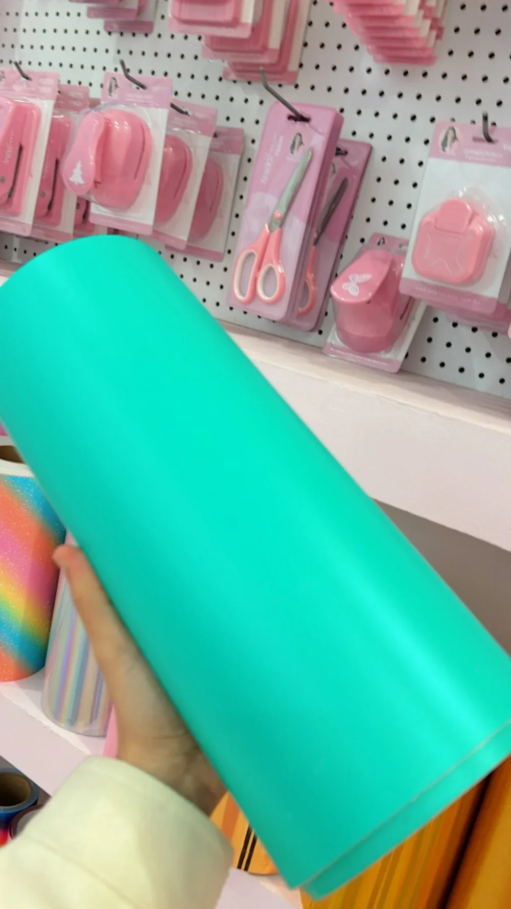 Matte Aqua Adhesive Vinyl