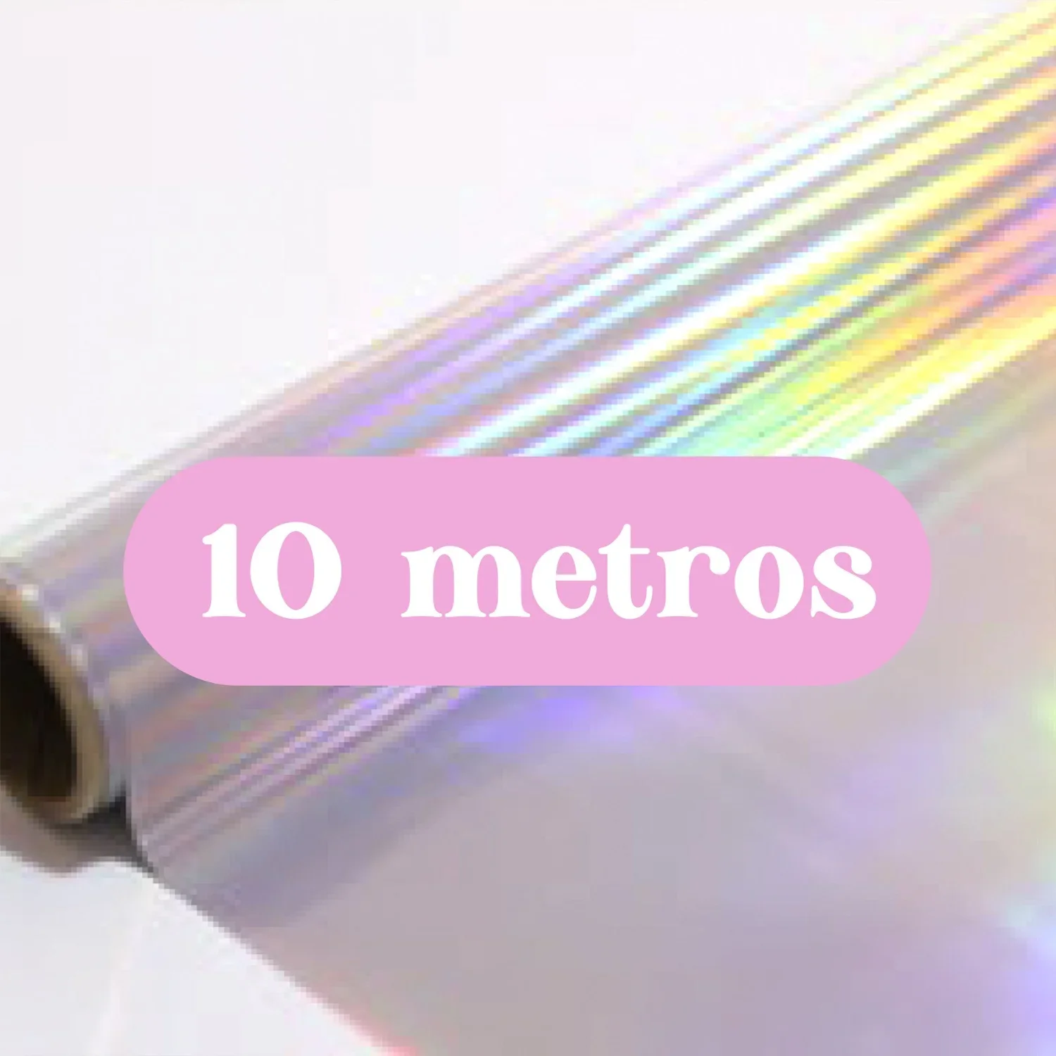 Holographic Silver Foil 10 m