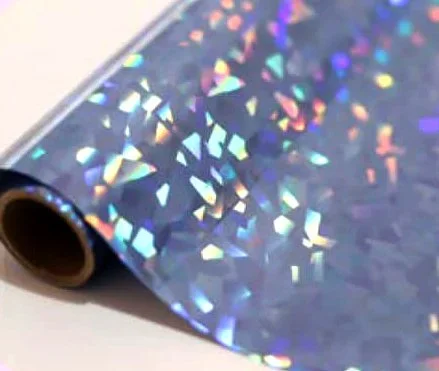 Broken Glass Blue Foil 3 m