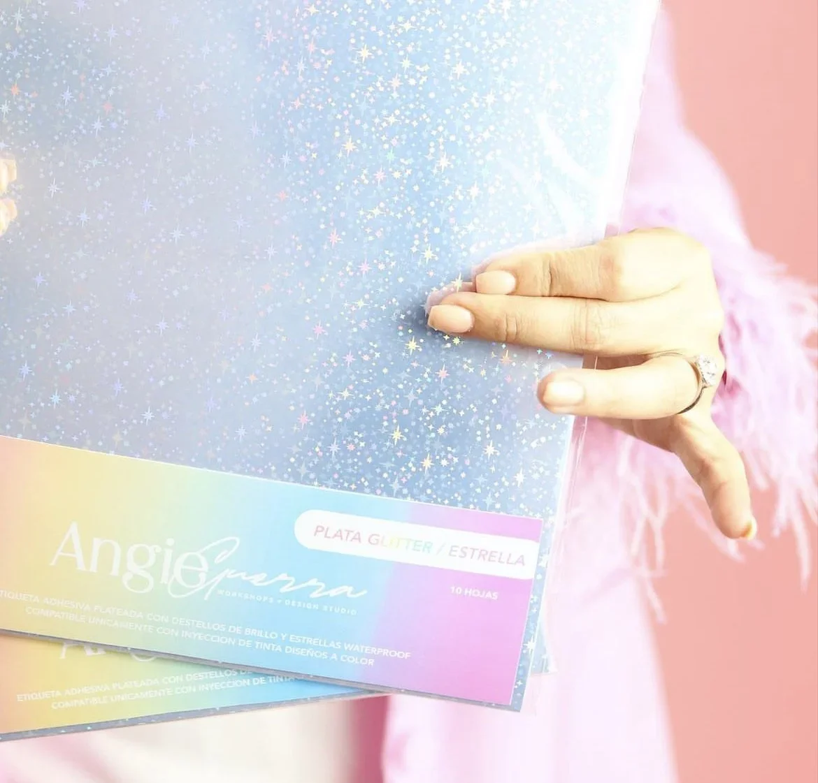 Star Glitter Printable Vinyl