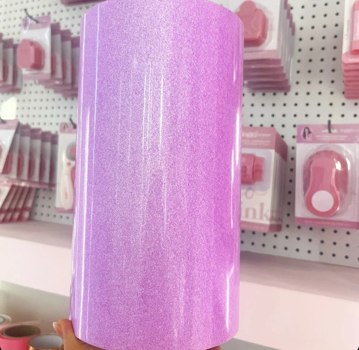 Lilac Glitter Heat Transfer Vinyl