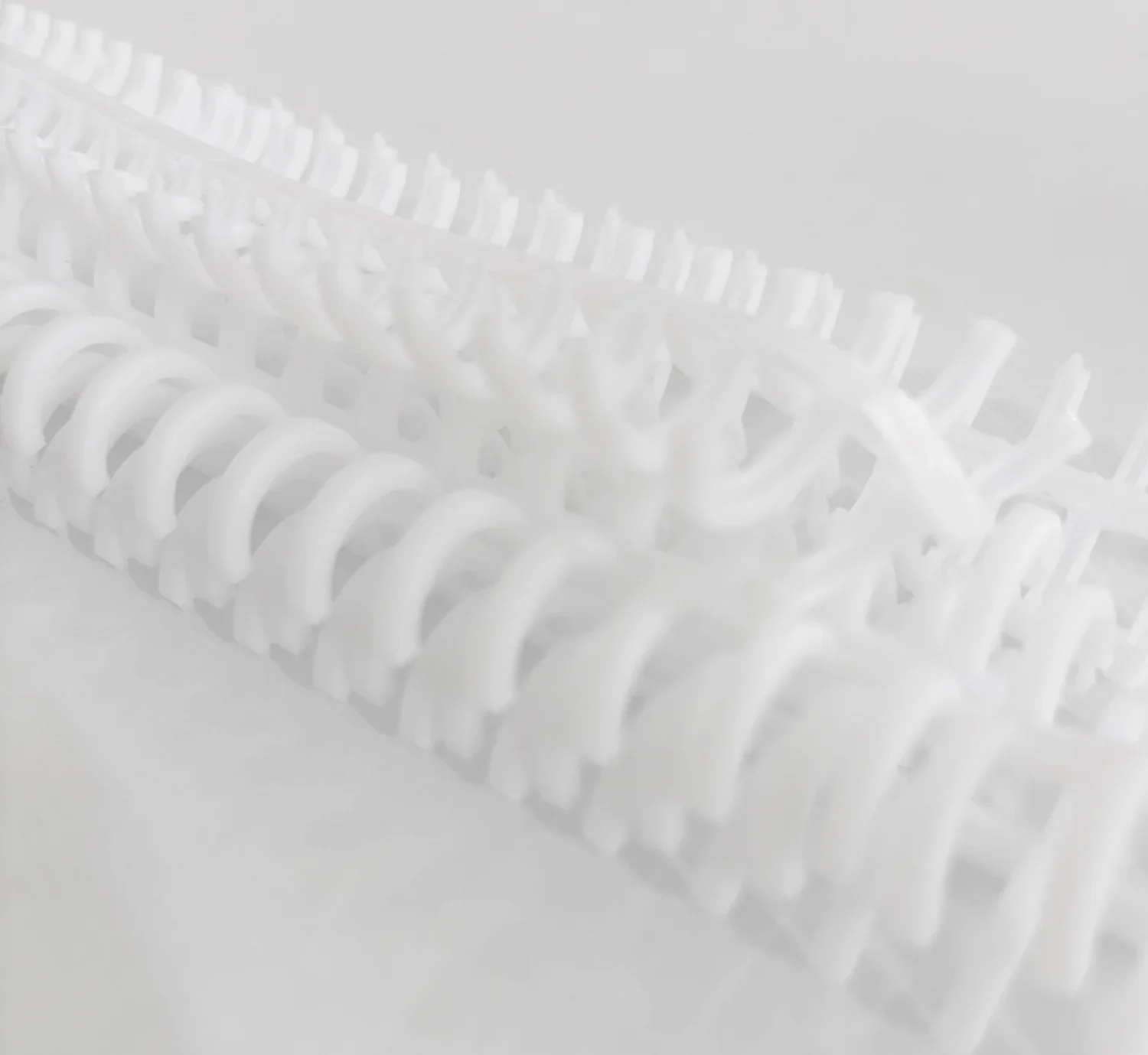 White Binding Ring Clip