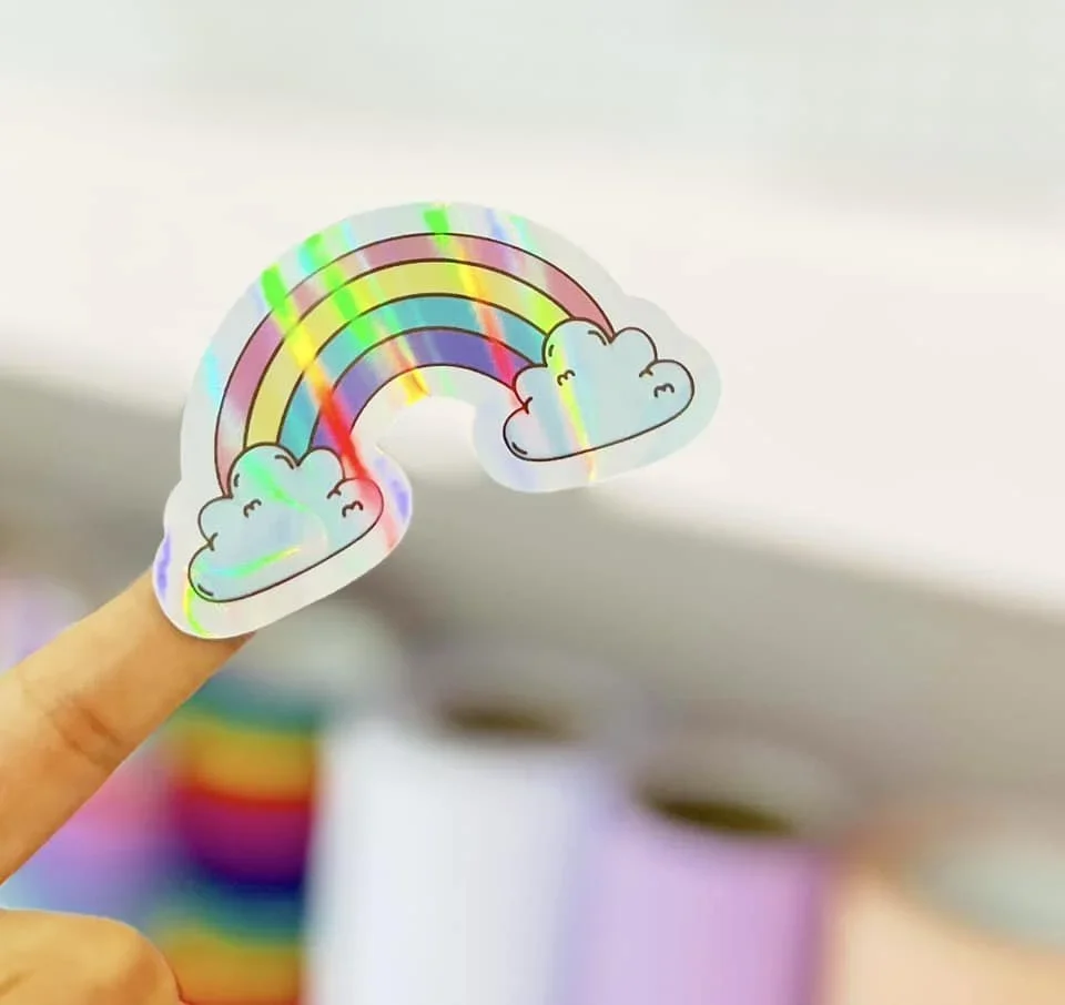 Holographic Adhesive Paper