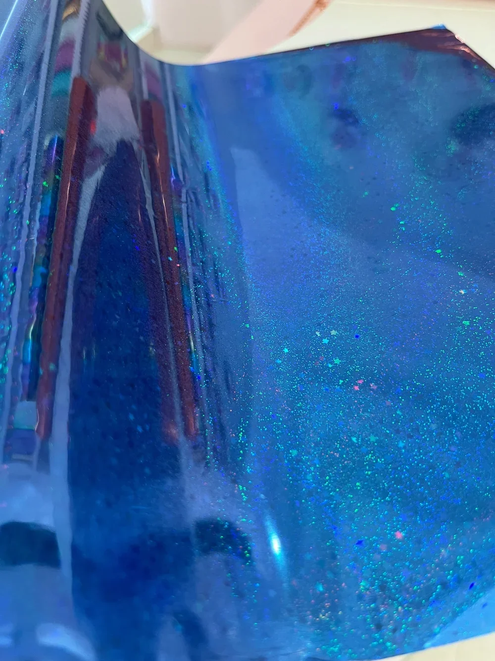blue Glitter premium Foil