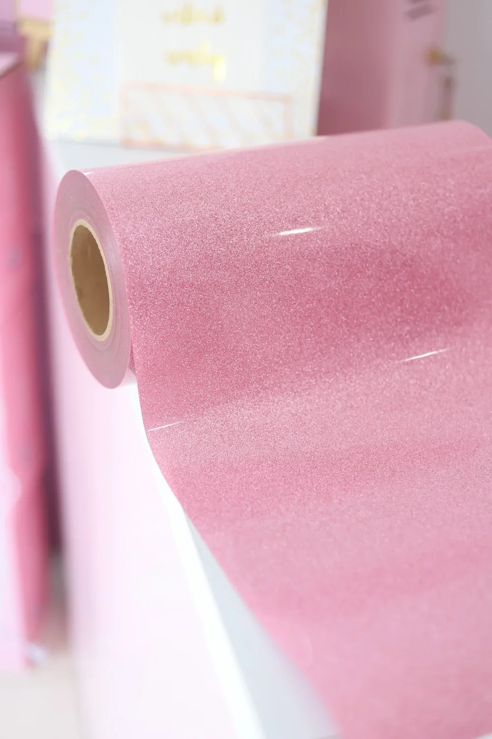 Baby Pink Glitter Heat Transfer Vinyl