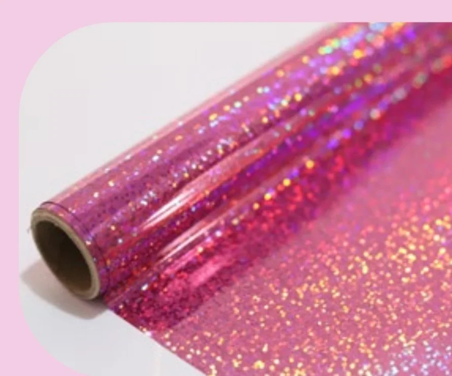 Pink Confetti Foil