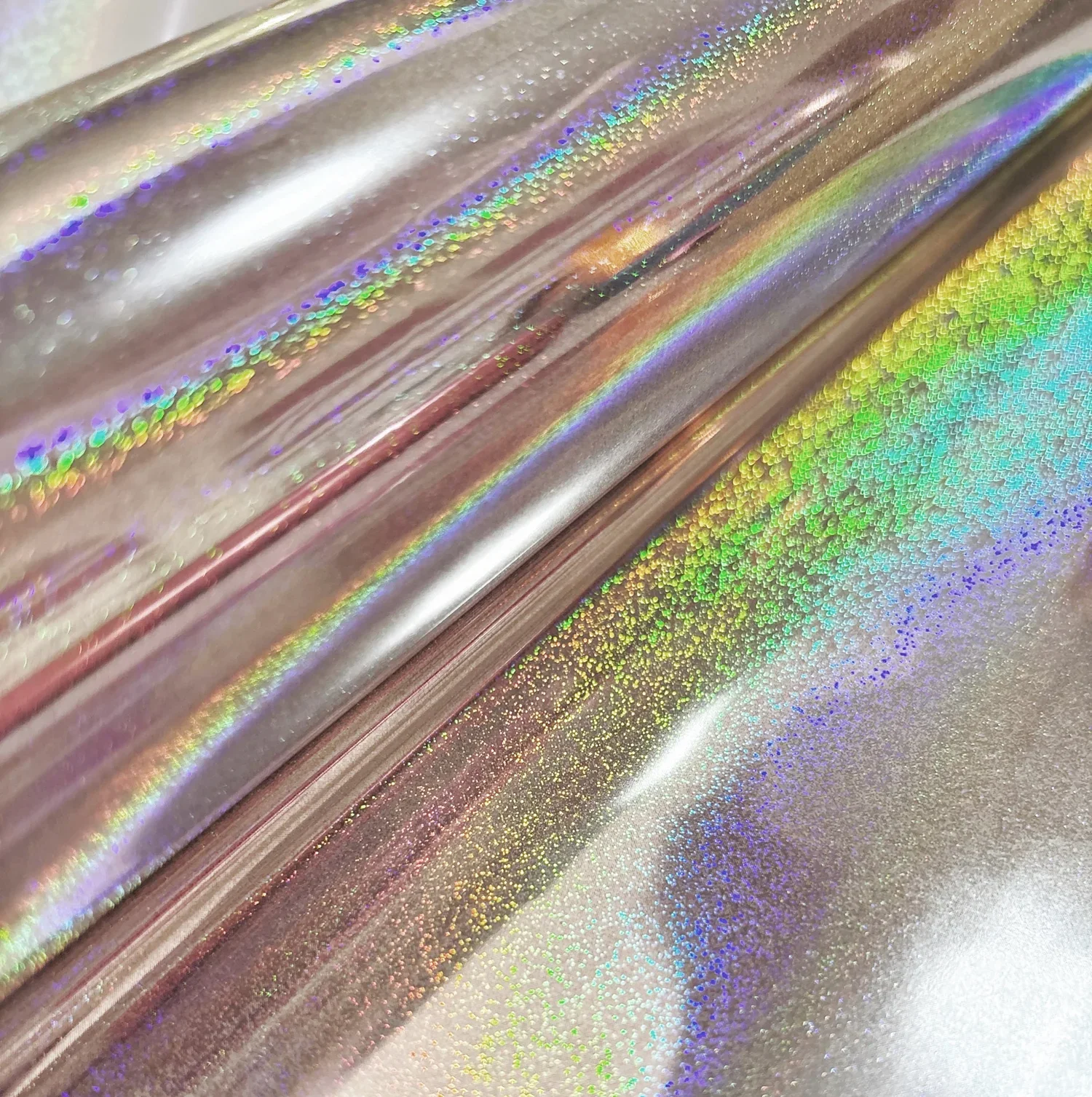 Silver Glitter Foil