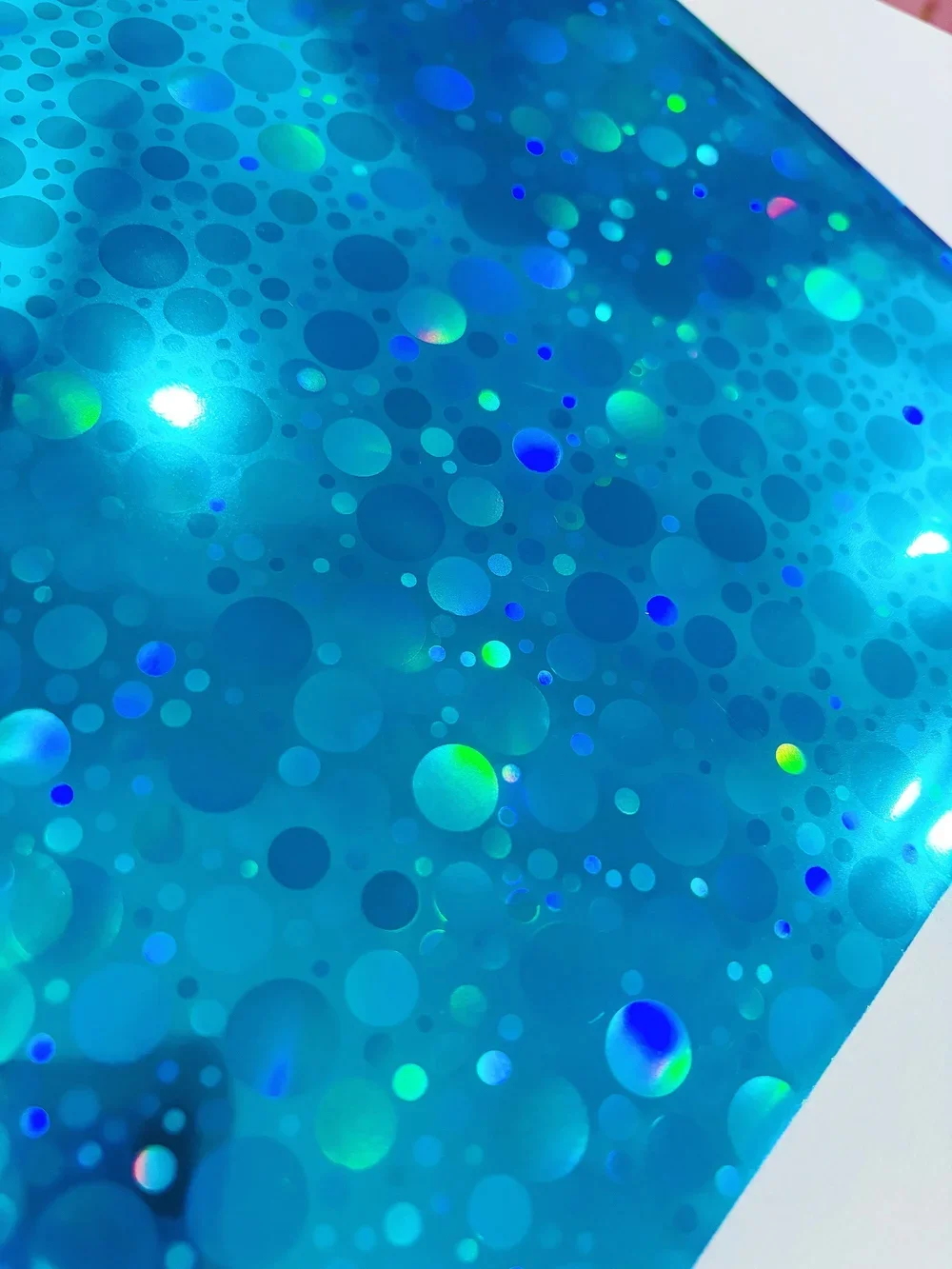 Foil Blue Dots