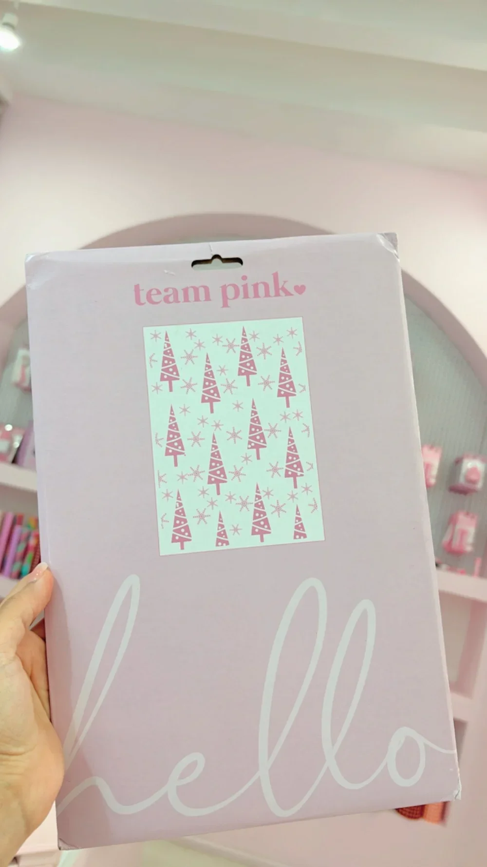Pine Tree and Snowflake Embossing Folder