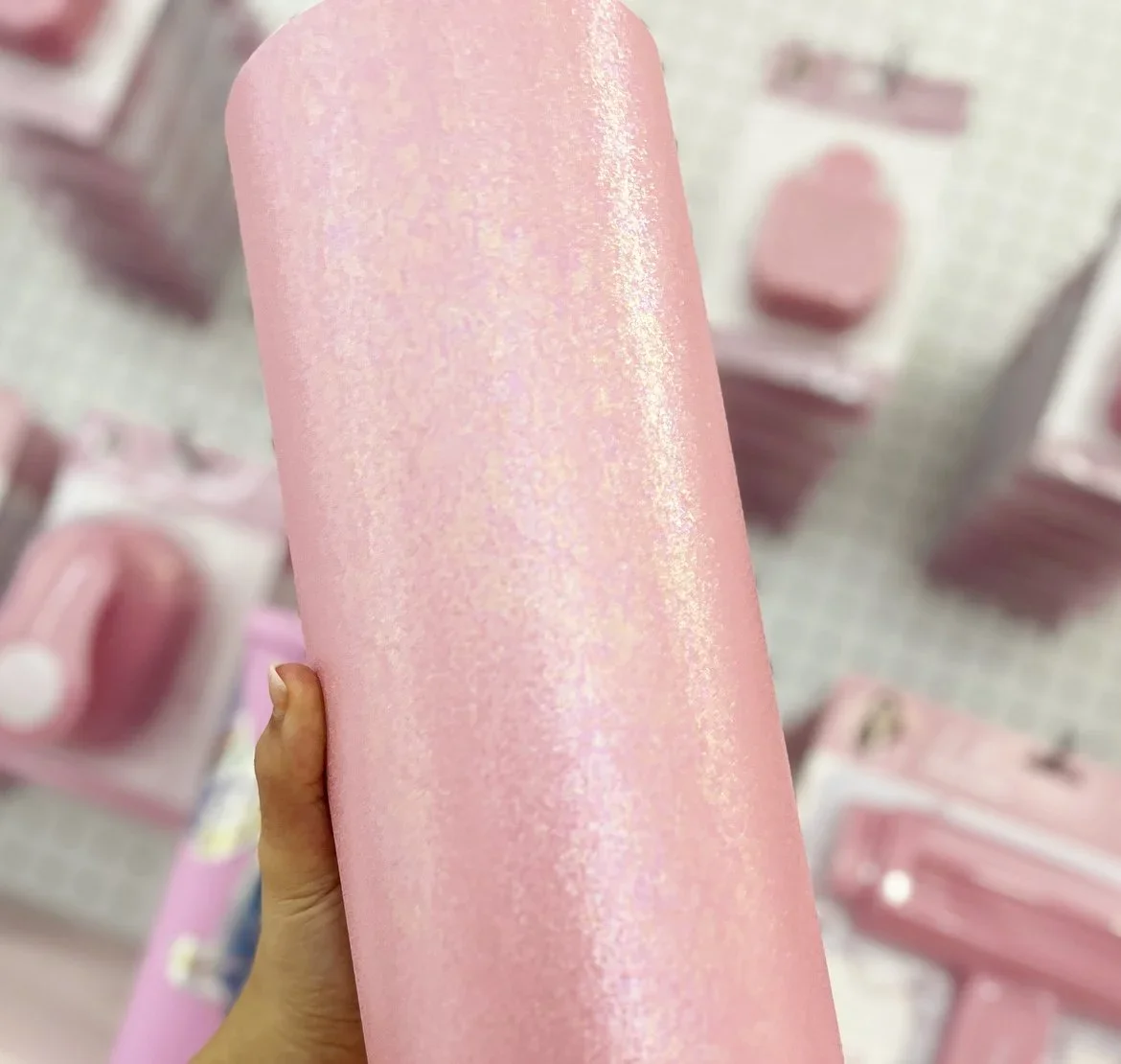 Pink Cotton Adhesive Vinyl