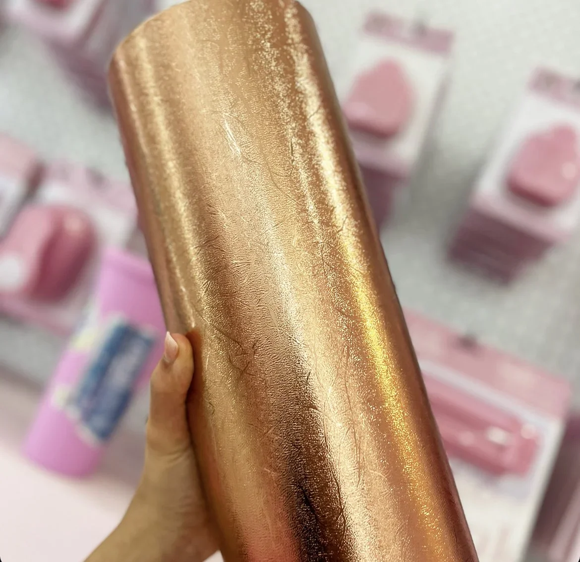 Premium Rose Gold Adhesive Vinyl