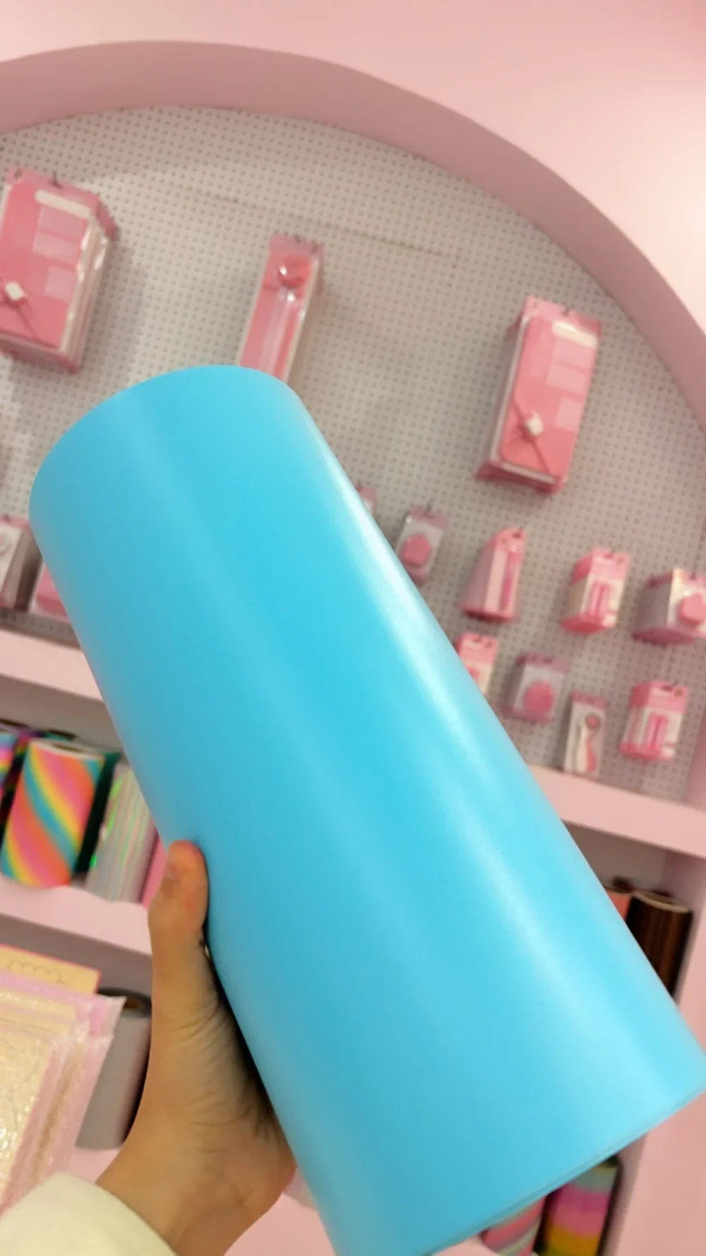 Matte Baby Blue Adhesive Vinyl