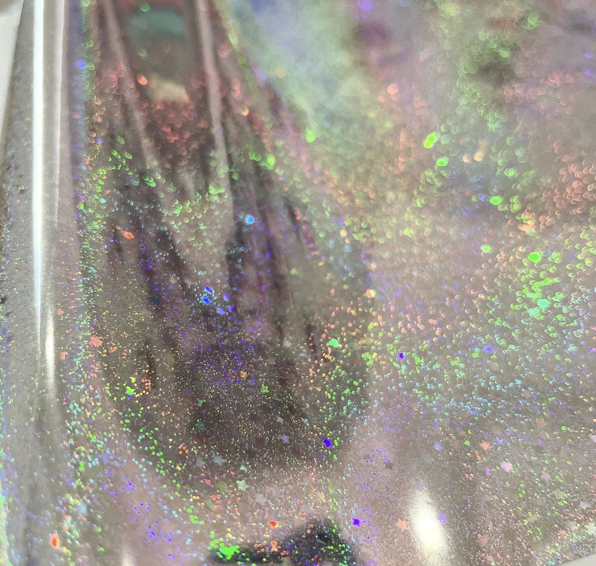 Premium Silver Glitter Foil