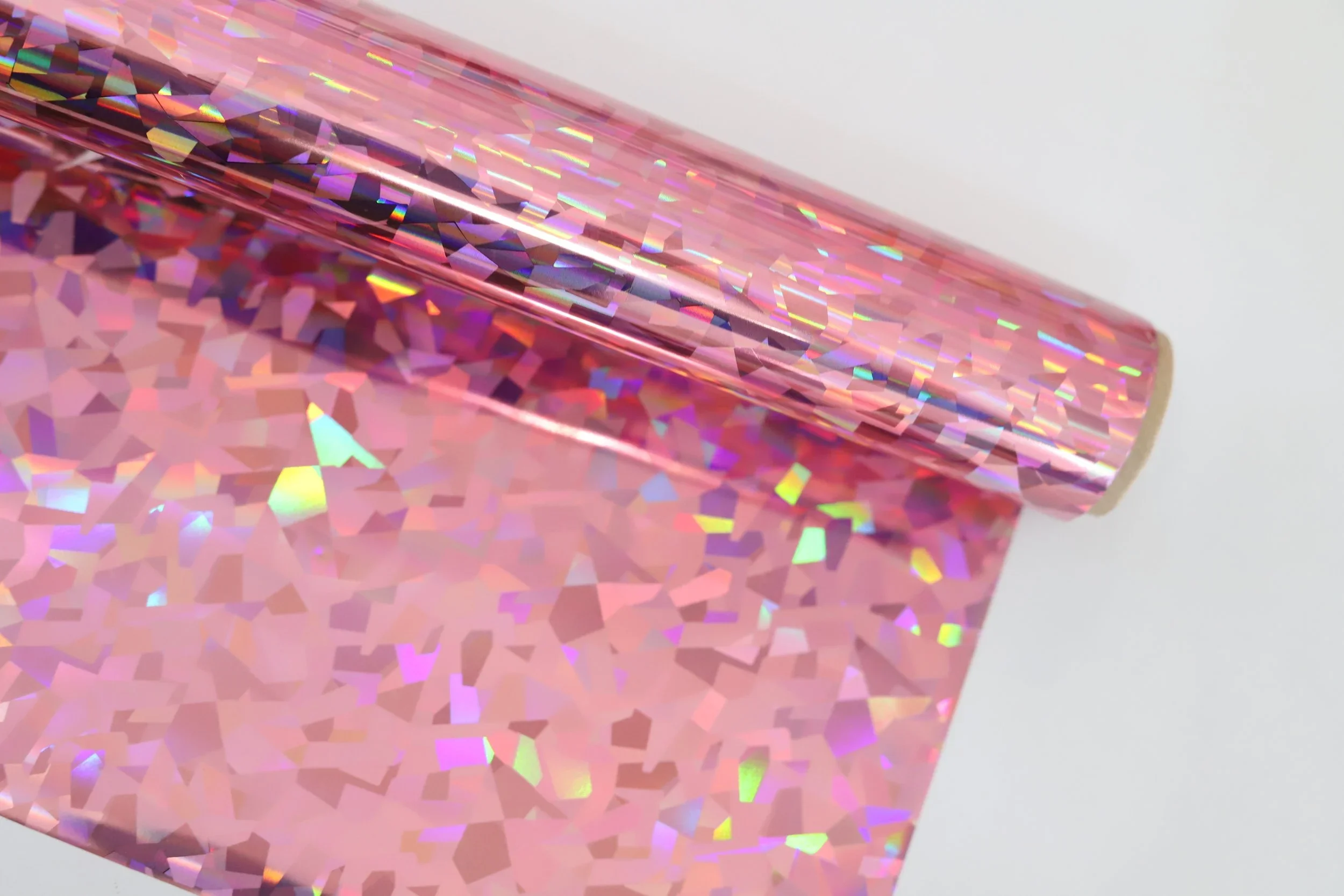 Broken Glass Pink Foil