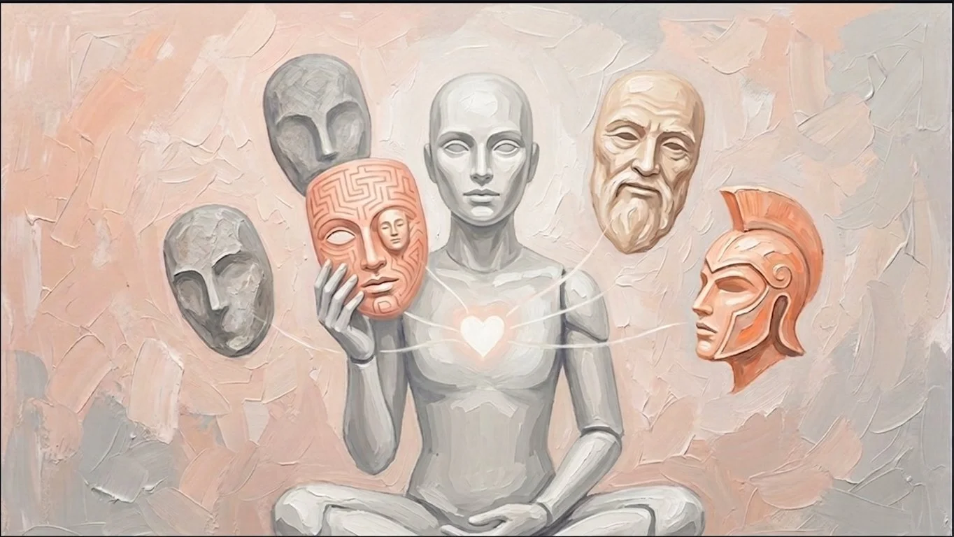 Illustration des sous-personnalités et des facettes de la psyché en Psychosynthèse