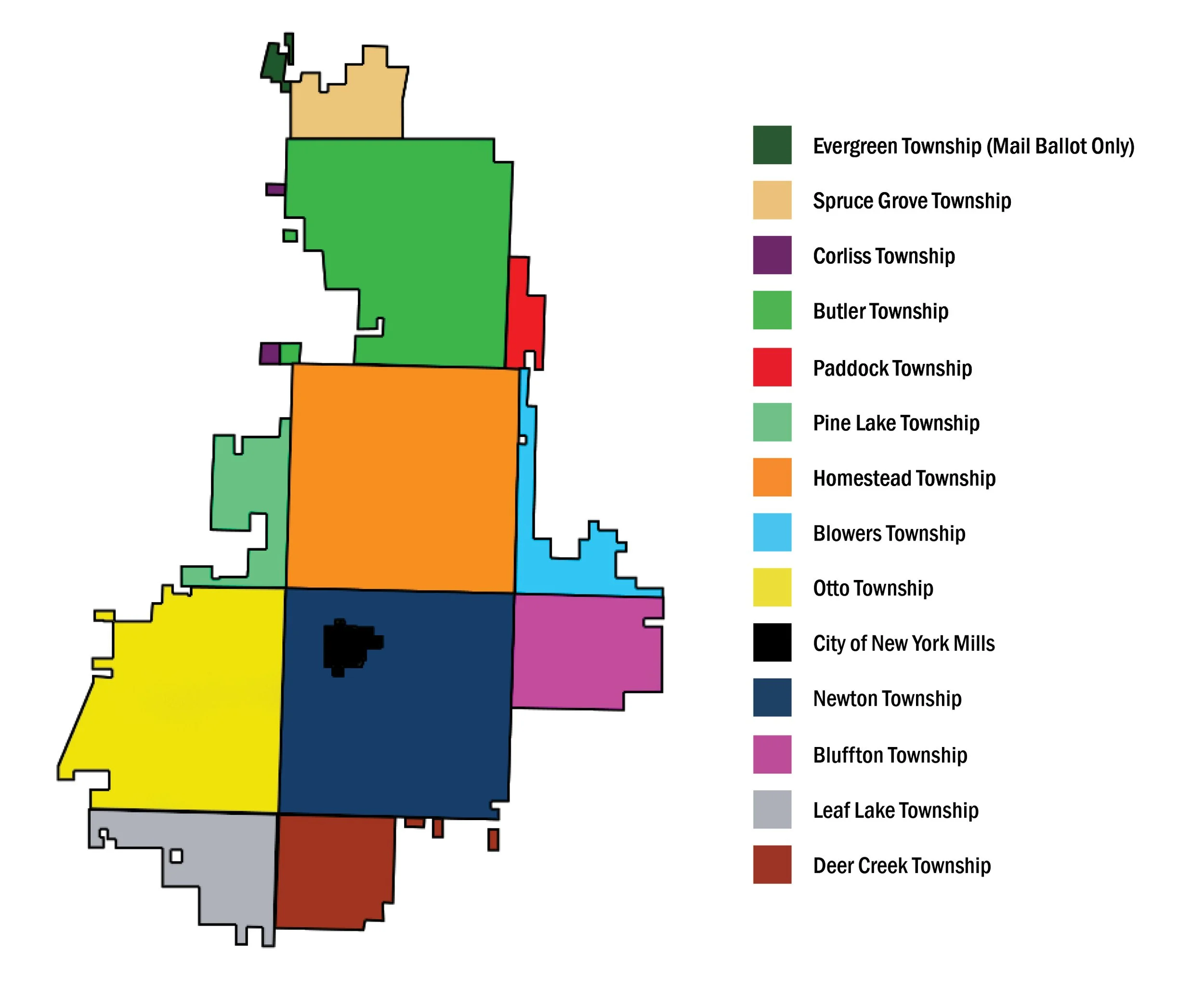 New York Mills Public Schools November 2026 Referendum -  Township Voting locations