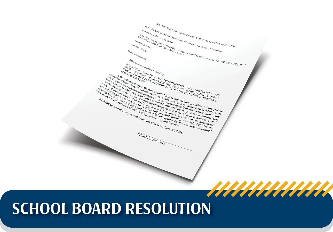 New York Mills Public Schools November 2026 Referendum - School Board Resolution