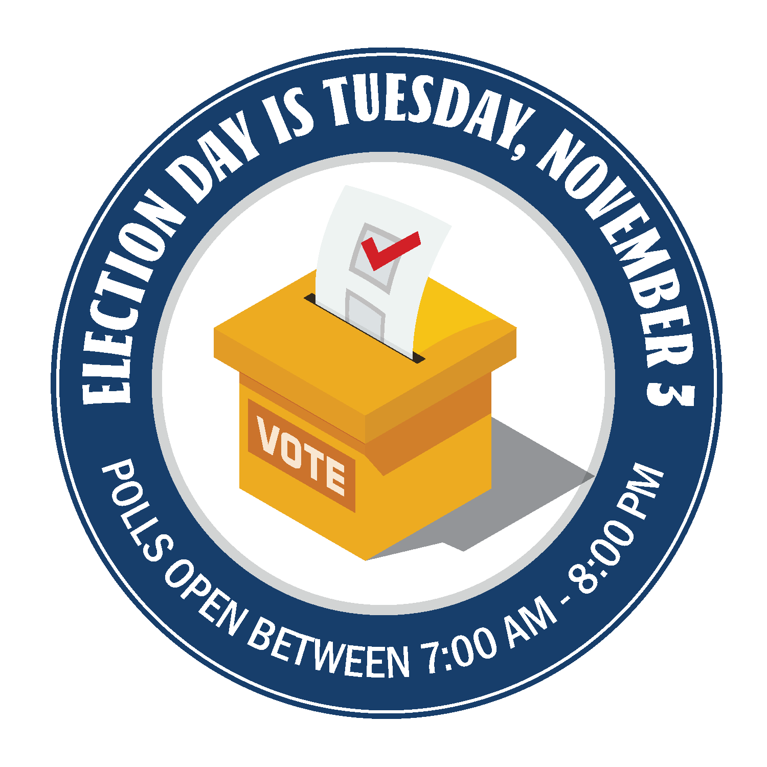 New York Mills Public School - Election Day and Early Voting Graphic