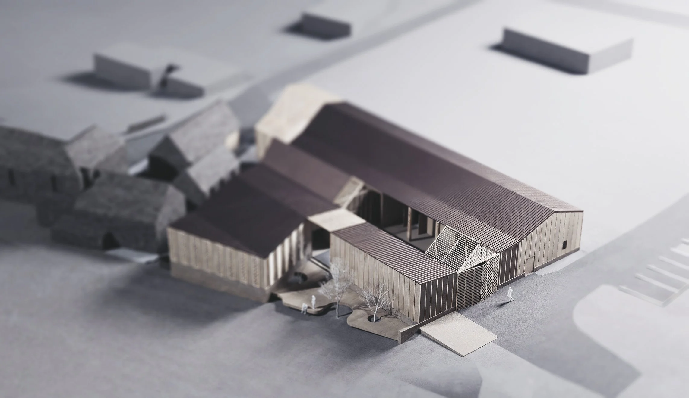 Rendu type maquette en balsa