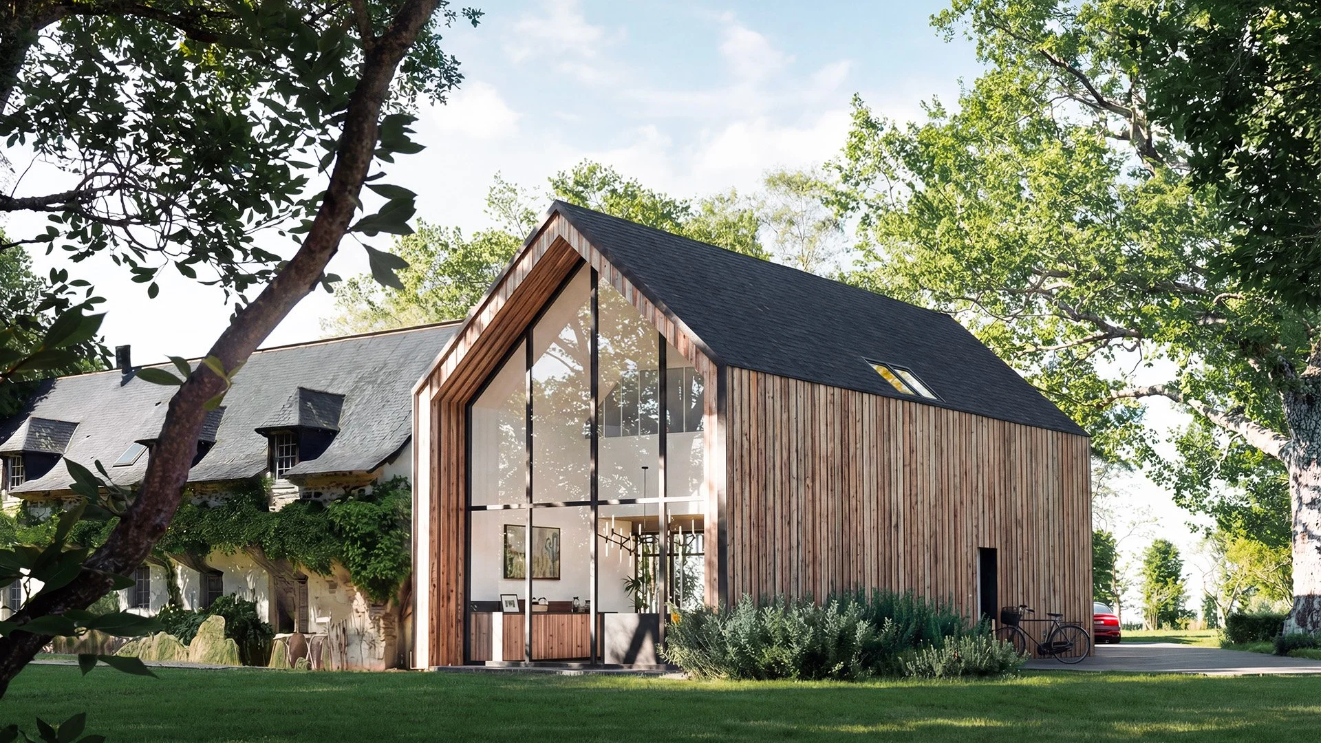 Extension d'une maison — client : atelier p.l.d. — 2025