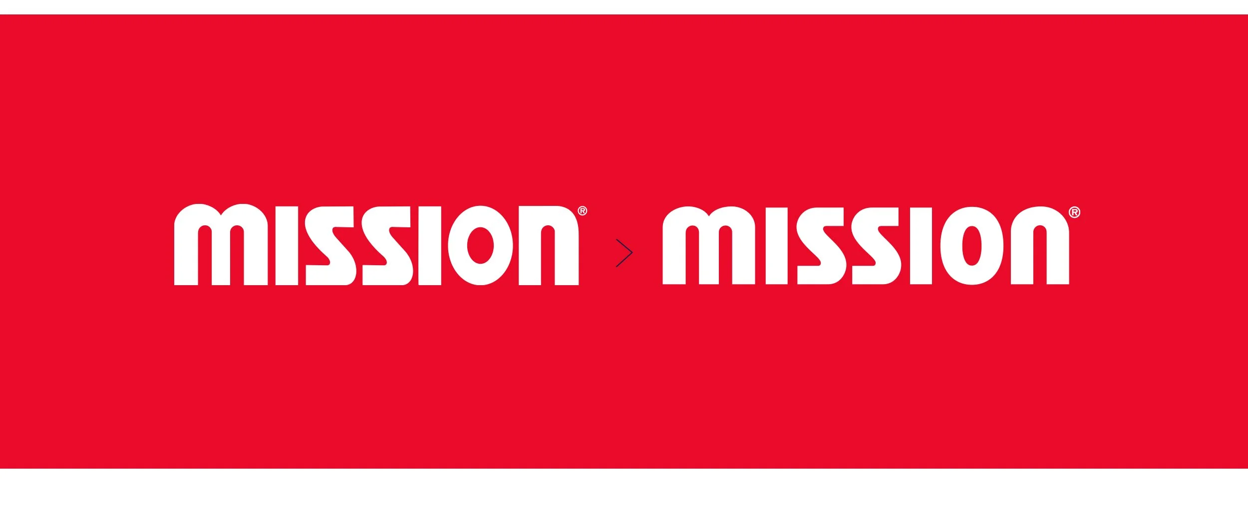 Refined lettering in the logo for quality and modernization