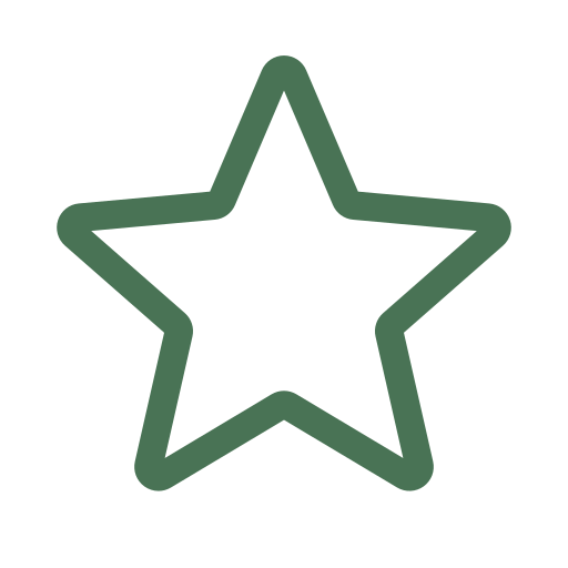 Outline of a five-pointed star