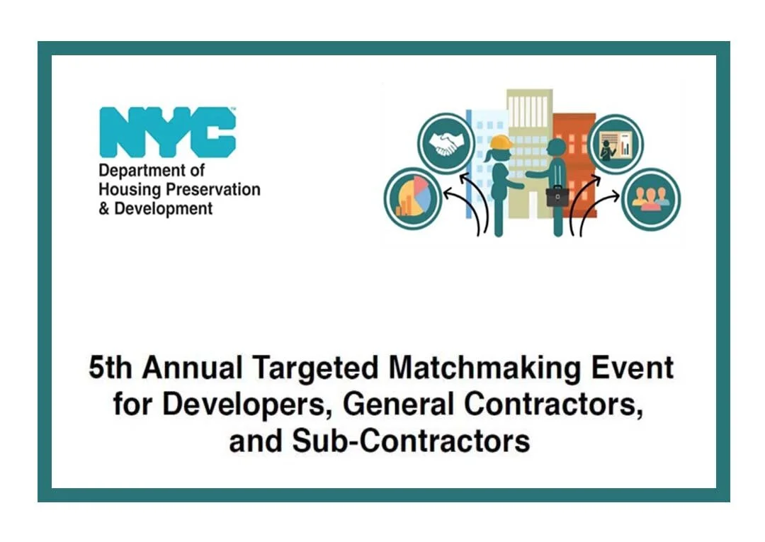 5 th Annual Targeted Matchmaking Event for Developers, General Contractors and Sub Contractors