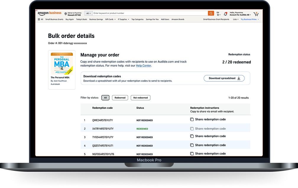 Bulk Purchasing | Audible