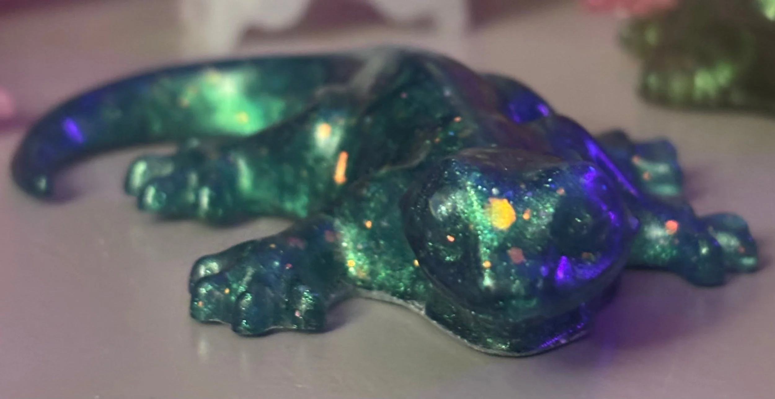 Resin Galaxy Gecko